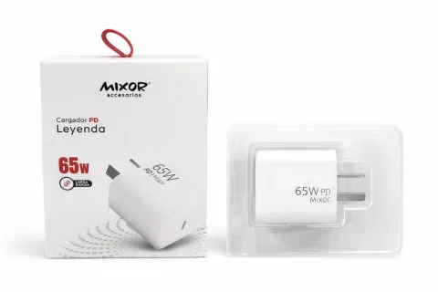 CABEZAL DE CARGA RÁPIDA 65W (ENTRADA TIPO C) - LEYENDA *